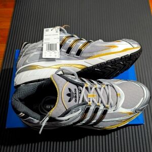 Adidas Adistar Cushion 3, Gold/Silver/Grey, Men's Size 12, NWT